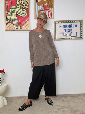 SUSY STAR - Maglia donna animalier maniche lunghe ST501531/ SAFARI SUSY STAR 