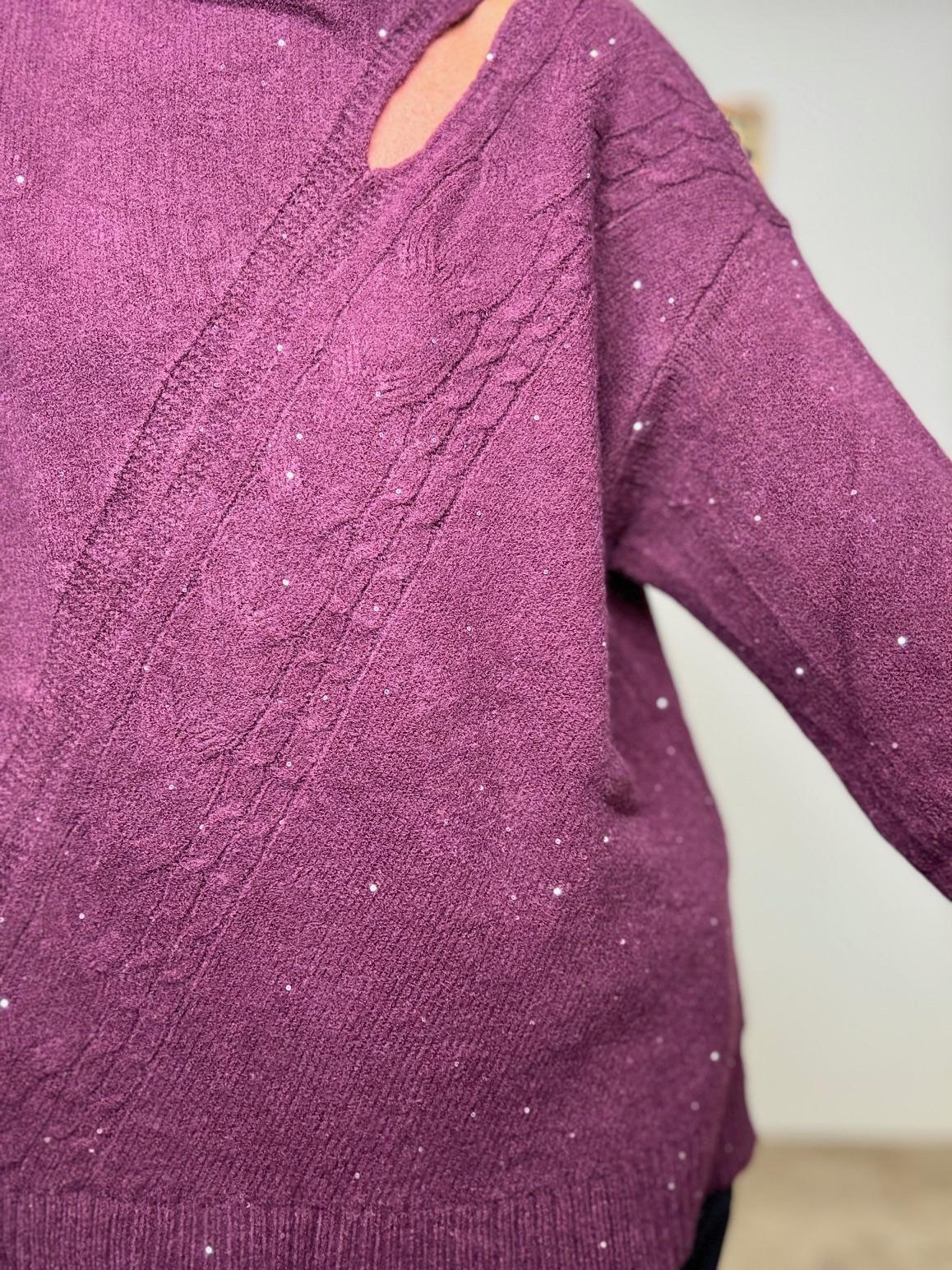 SUSY STAR -  maglia Choco Cut  vino STYZ66841/ VINO SUSY STAR 