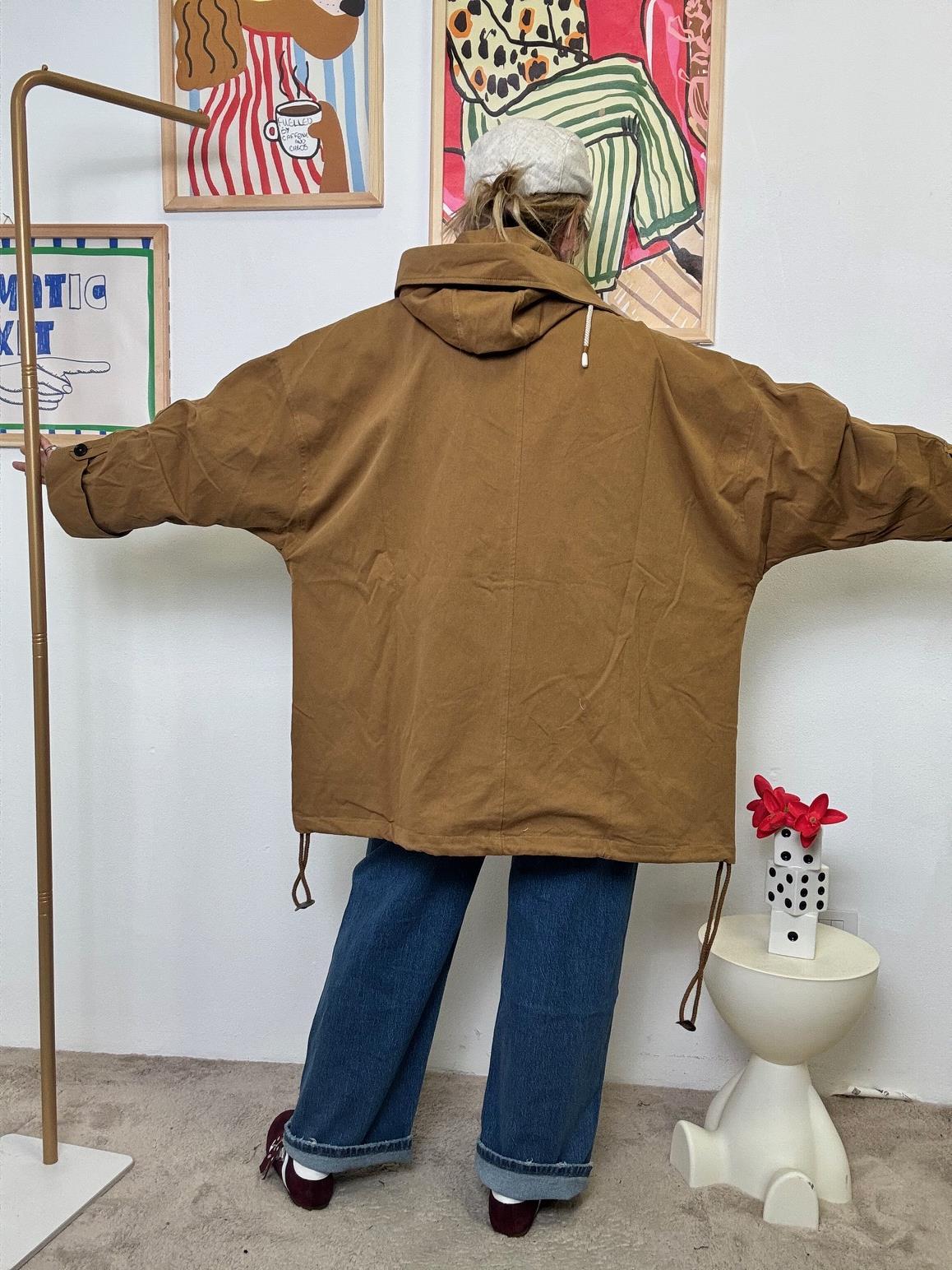 FEMALE - Trench Over in Cotone Army Chic CAMMELLO WD1955/ CAMMELLO FEMALE 