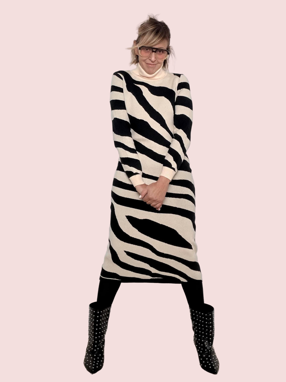 FEMALE - ABITO Zebra Chic BEIGE ZS5271/ BEIGE FEMALE 