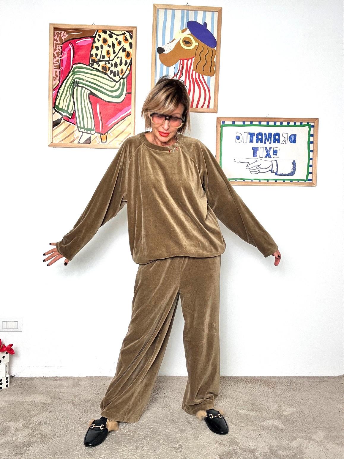 FEMALE - FELPA CINIGLIA MOU M54658/ MOU FEMALE 