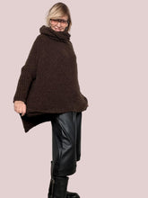 FEMALE - MAXI MAGLIA NUVOLETTA SOFT  il pullover che ti avvolge con leggerezza 9633/ MORO FEMALE 