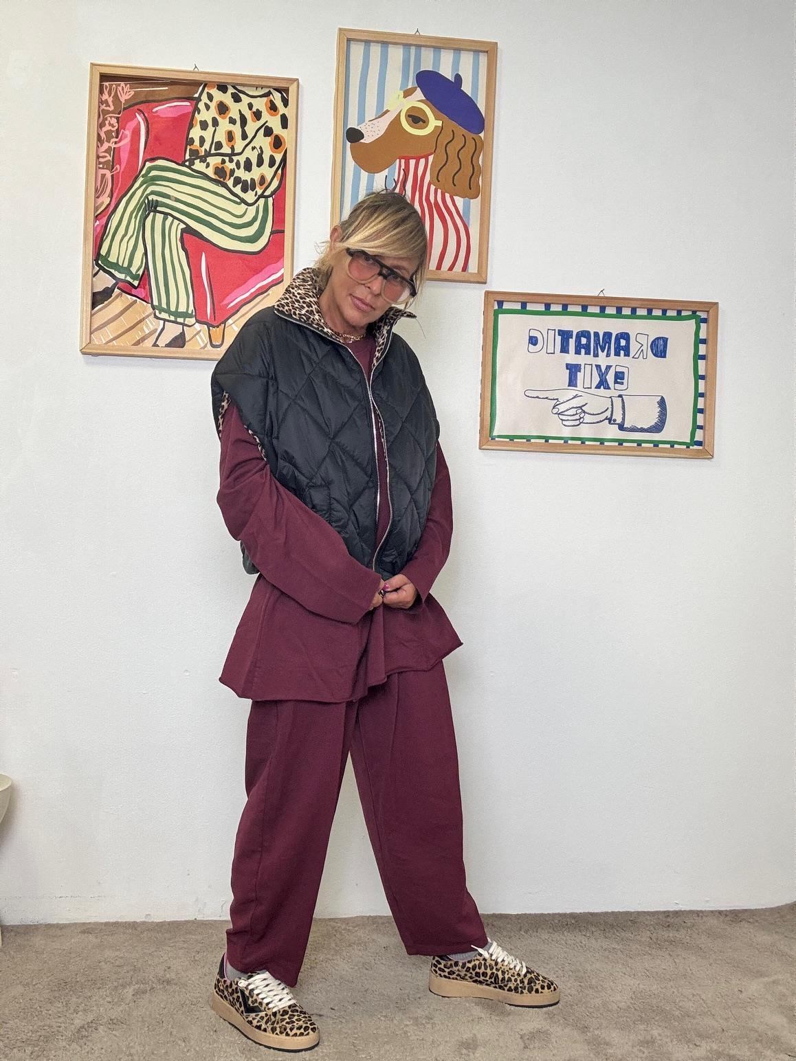 FEMALE - Piumino smanicato double face con interno animalier  pratico e super cool NERO HP9108DFGM/ NERO FEMALE 