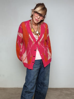 SOUVENIR - Cardigan Pop Mood S38B0499/ FUXIA SOUVENIR 