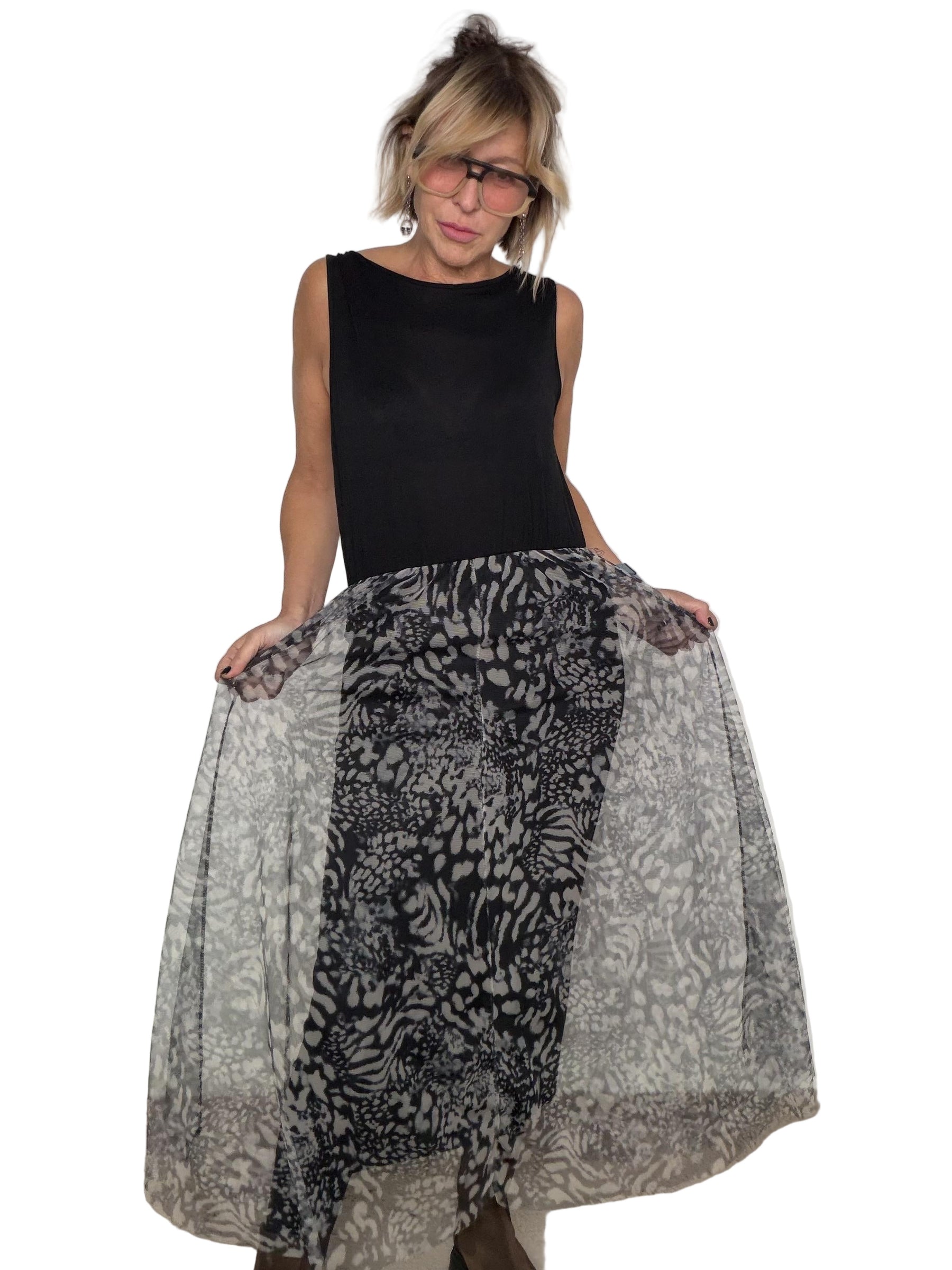 FEMALE - Abito Jungle Chic KAB3/ NERO FEMALE 