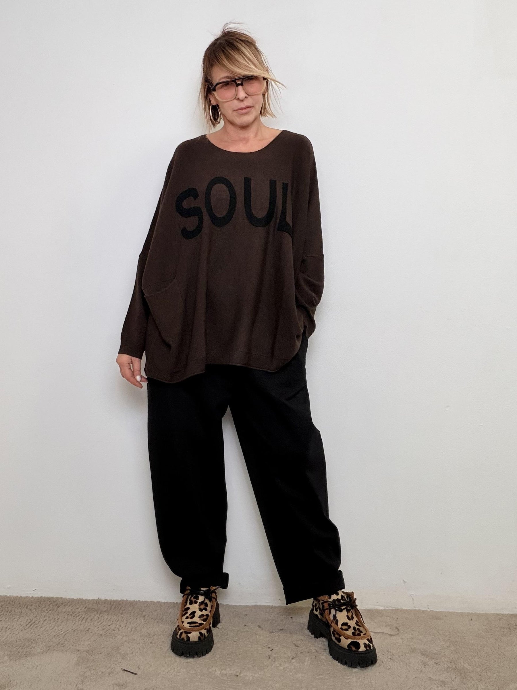 SUSY STAR - Pantalone Soft Cocoon  comodo, moderno e super versatile 59463P/ NERO SUSY STAR 