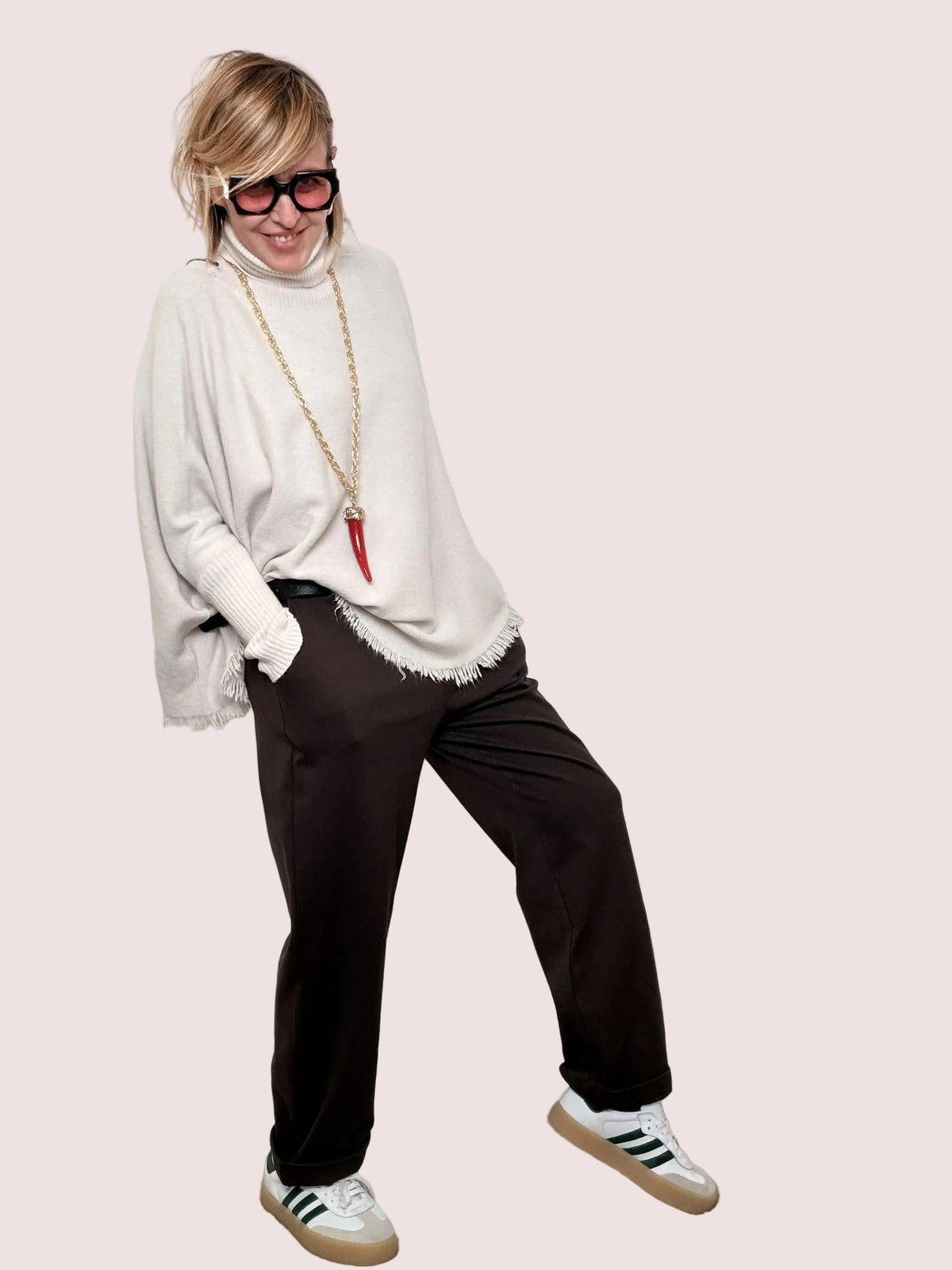 Pantalone Relax Chic moro 59462P/ MORO SUSY STAR 