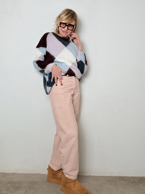 Pantalone Soft Cord Mood ROSA 59452P/ ROSA CIPRIA SUSY MIX 