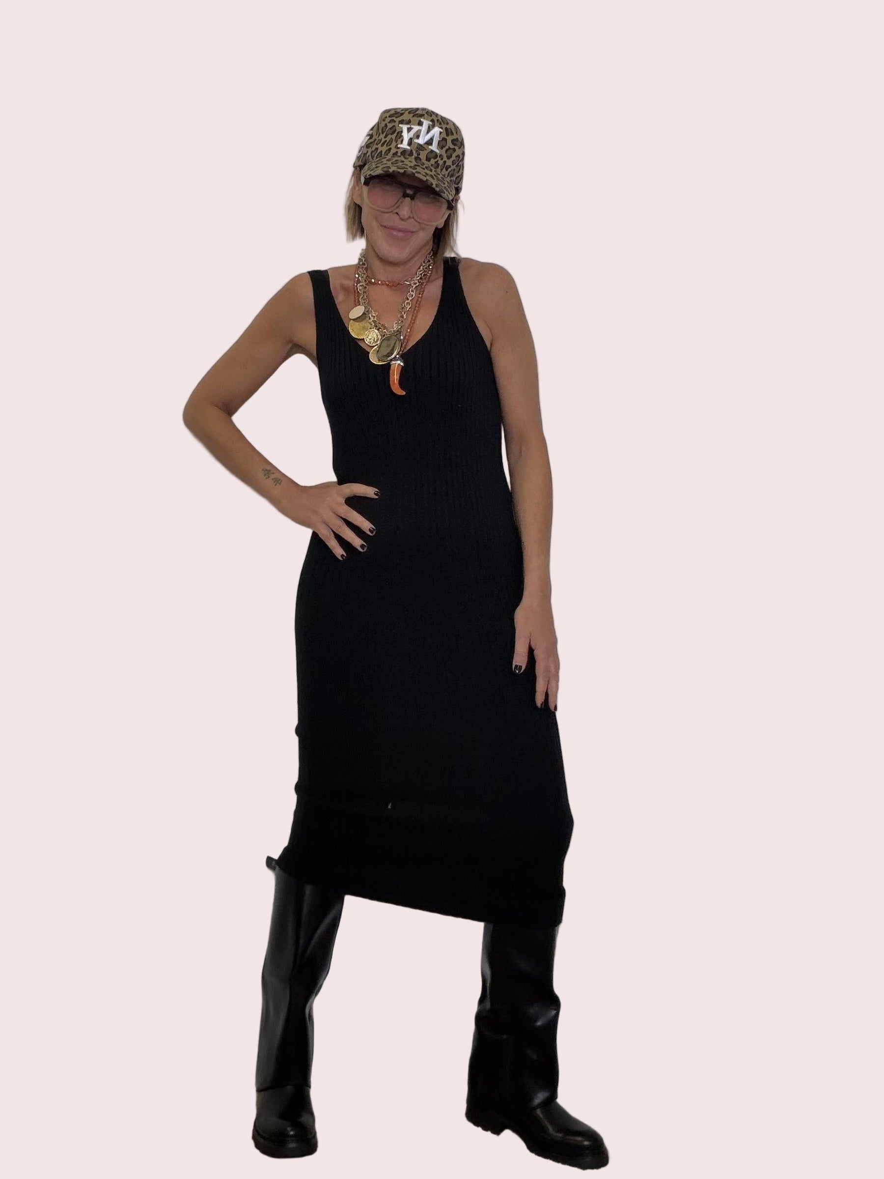 SUSY MIX -  ABITO Completo Knit Chic NERO 103591036 0/ NERO SUSY MIX 