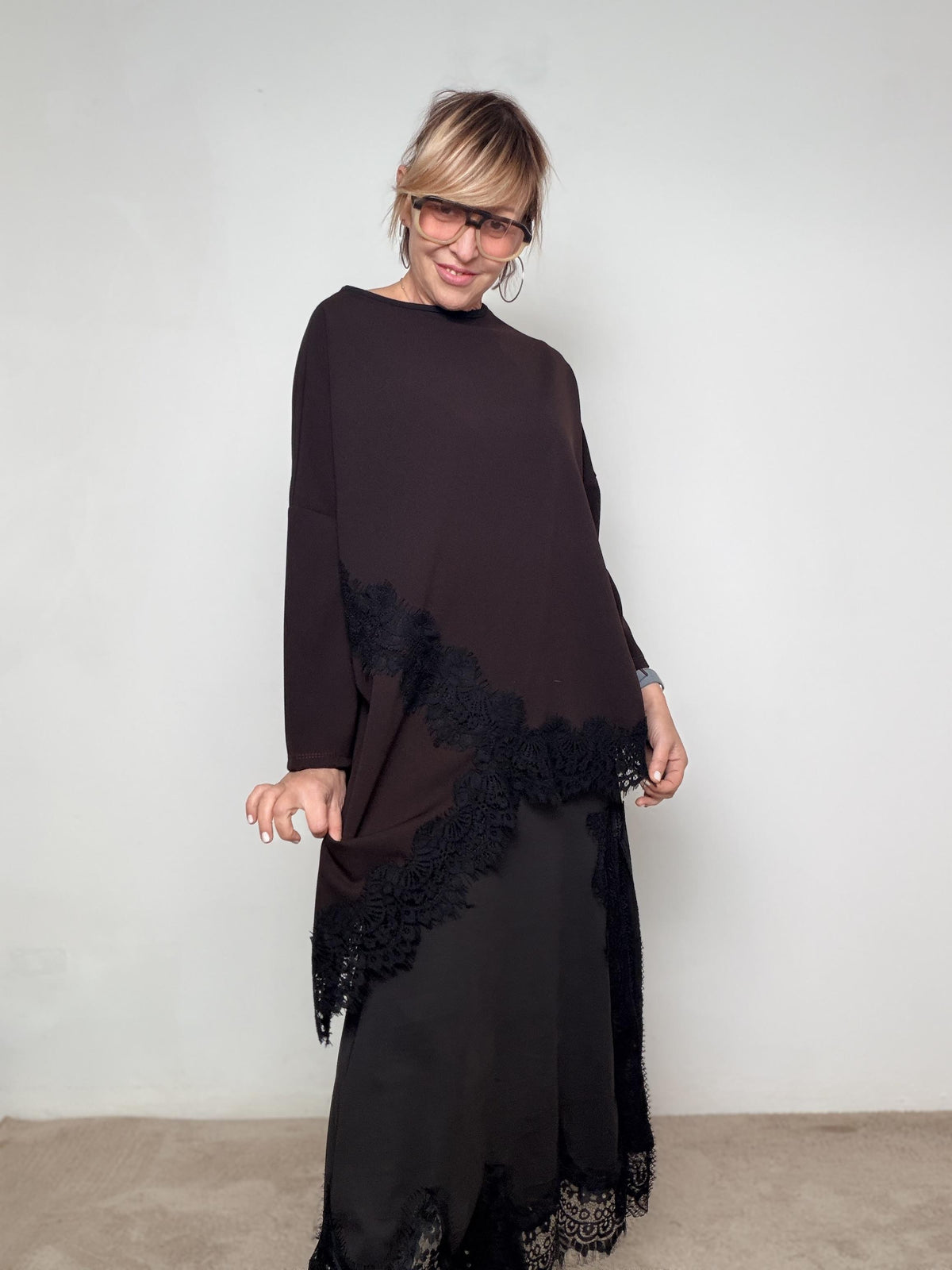 FEMALE - Maglia Soft Lace MORO 39066SC/ MORO FEMALE 