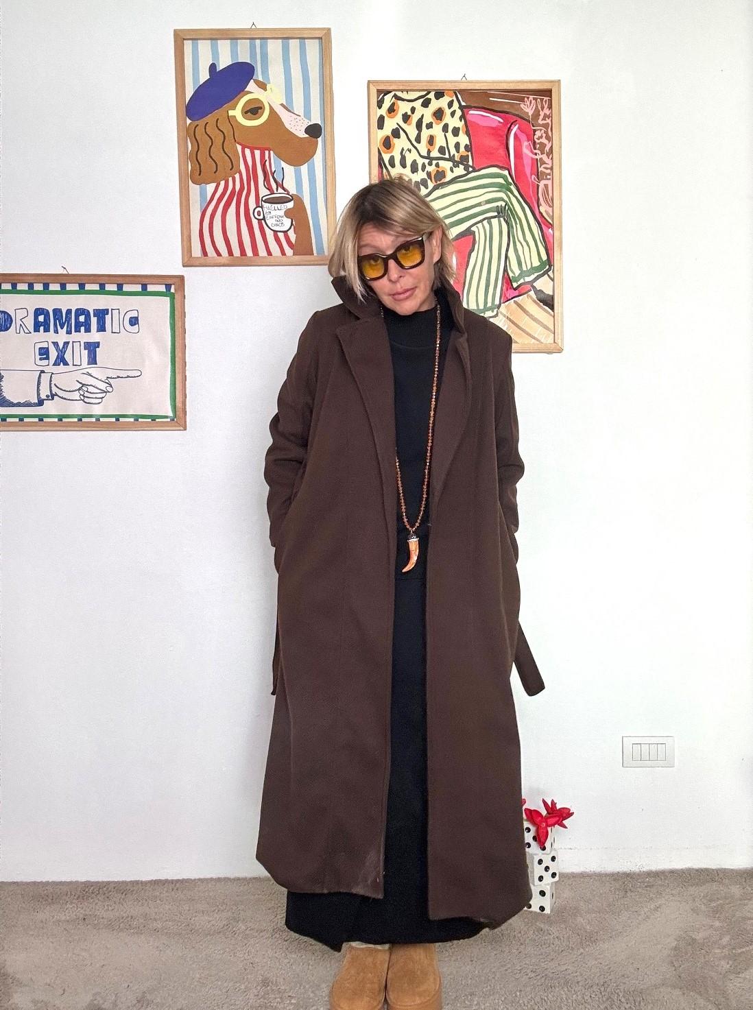 FEMALE -  CAPPOTTO BROWNIE BROWNIE/ MARRONE FEMALE 