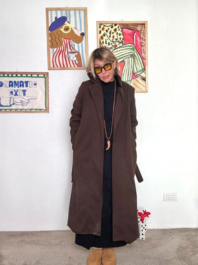 FEMALE -  CAPPOTTO BROWNIE BROWNIE/ MARRONE FEMALE 