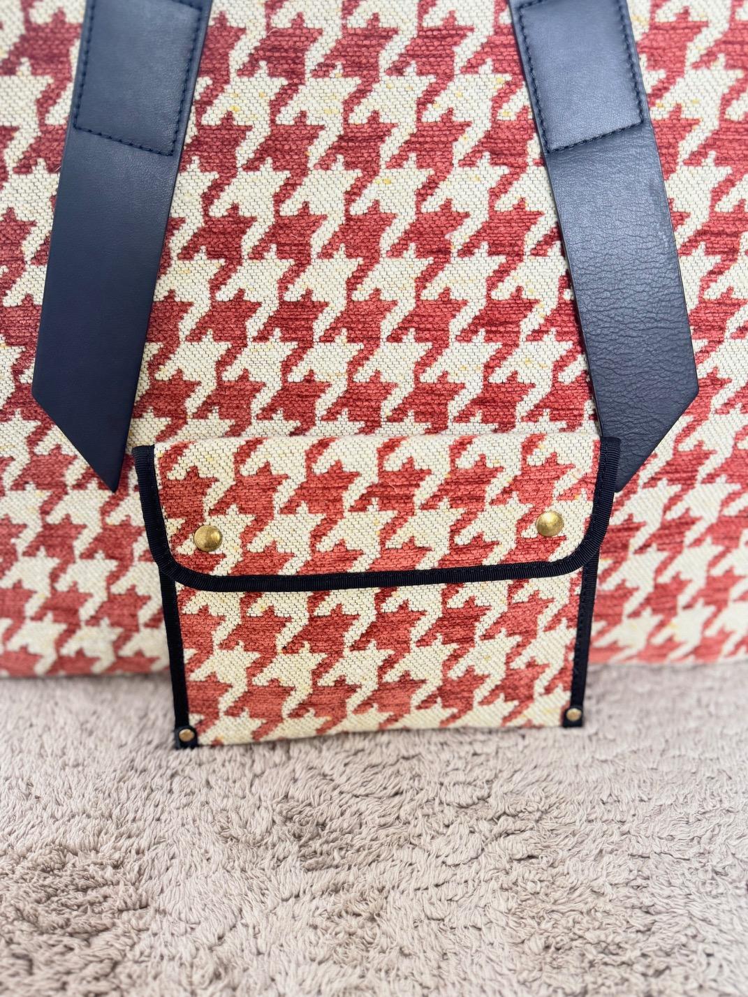 B - FLORENCE - Borsa shopper donna con pochette coordinata  elegante, capiente e super trend SHOP/ PDP RED B.Florence 