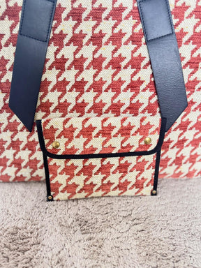 B - FLORENCE - Borsa shopper donna con pochette coordinata  elegante, capiente e super trend SHOP/ PDP RED B.Florence 