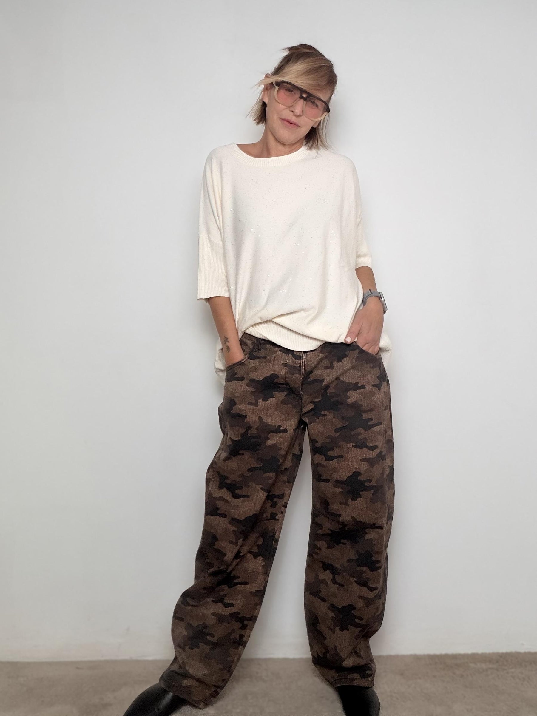 SUSY STAR - Pantalone Camo Chic ST3111/ MIMETICO SUSY STAR 