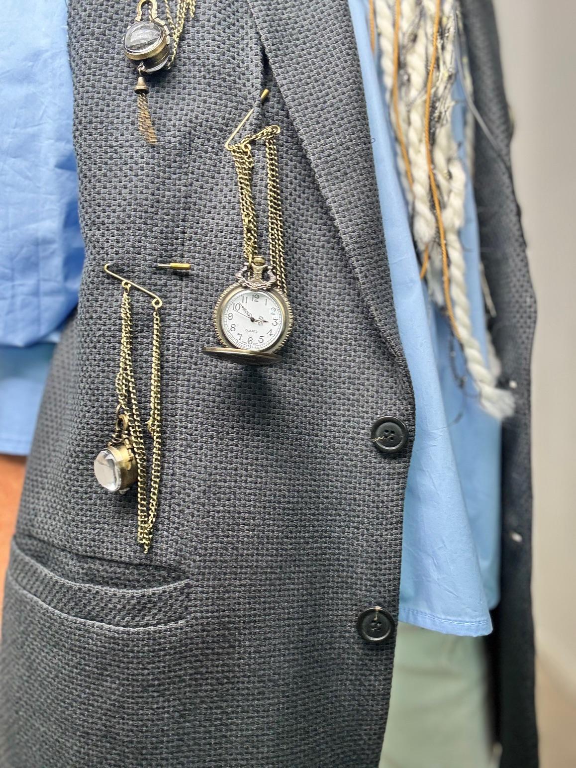 SOUVENIR - Gilet "IL PICCOLO PRINCIPE"  Stile retrò con un tocco dironia di lusso GRIGIA F38X0156/ GRIGIO SOUVENIR 