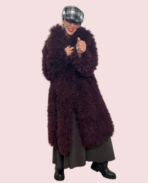 FEMALE - Pellicciotto Cozy Queen vino CA87021/ VINO FEMALE 