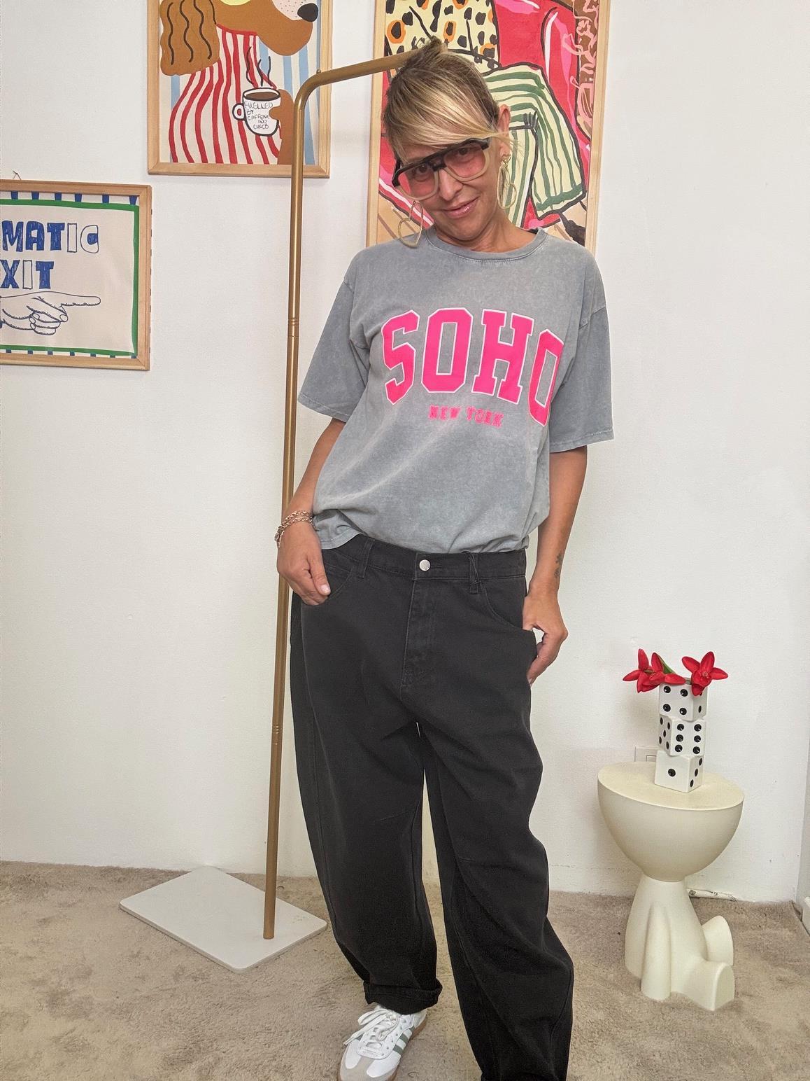 SUSY STAR - Jeans "Baggy Blackout" STYW010/ NERO SUSY STAR 