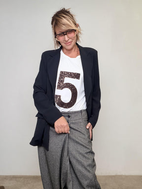 DEJA VYU - Pantalone Twist Style A25FL216/ GRIGIO DEJA VU 