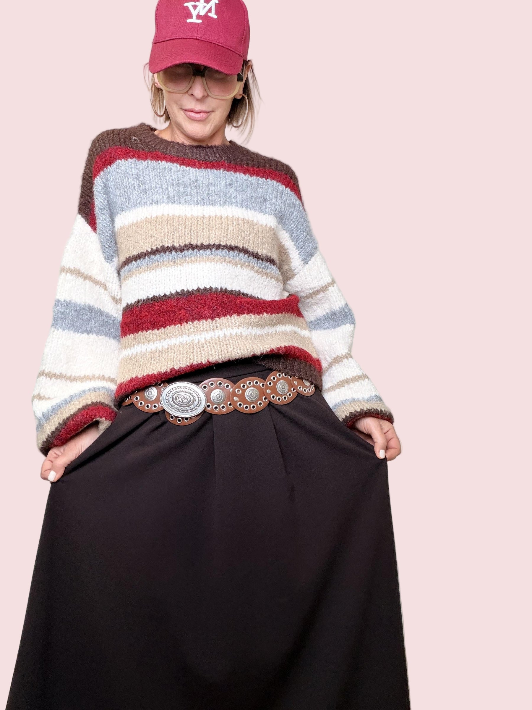 FEMALE - GONNA MAXI FLUIDA 39223SC/ MORO FEMALE 