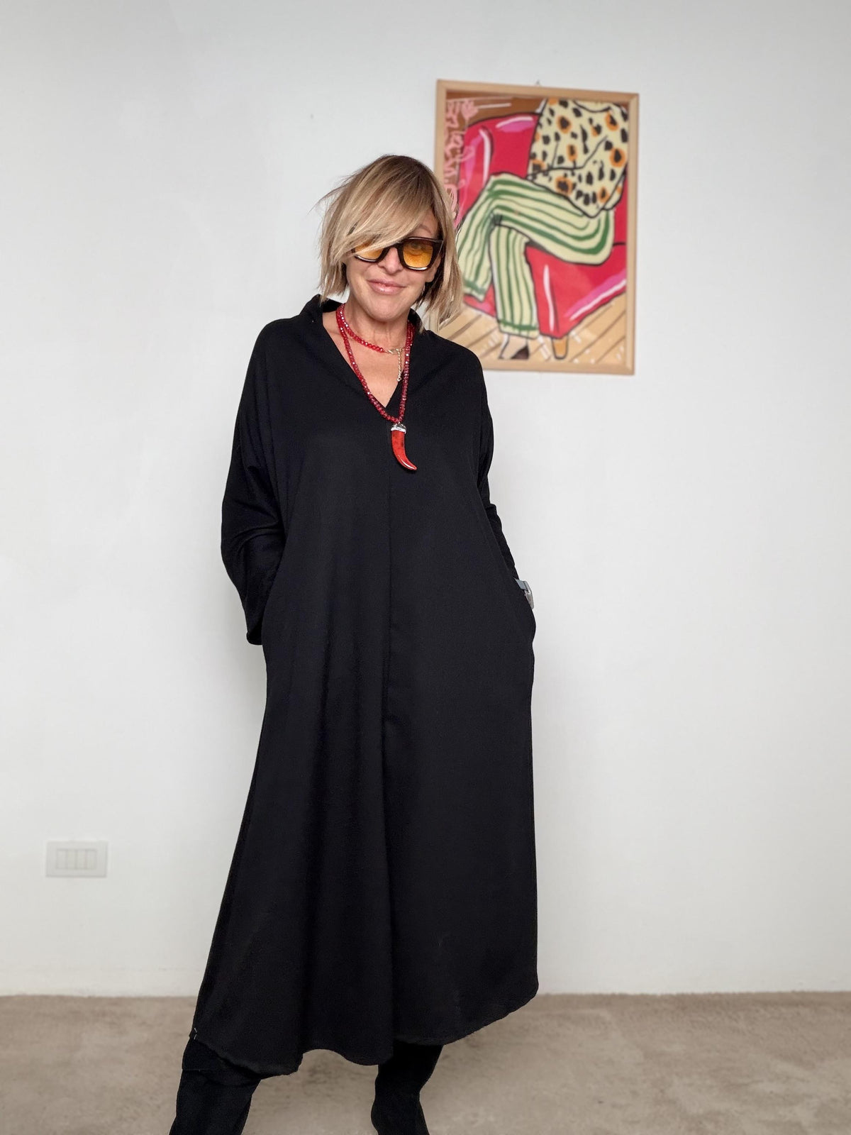 FEMALE - ABITO FLUIDA 33235ZB/ NERO FEMALE 