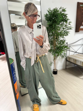 SUSY STAR ELITE - CAMICIA CON FOULARD - SETA STF6029CU/ SETA SUSY STAR ELITE 