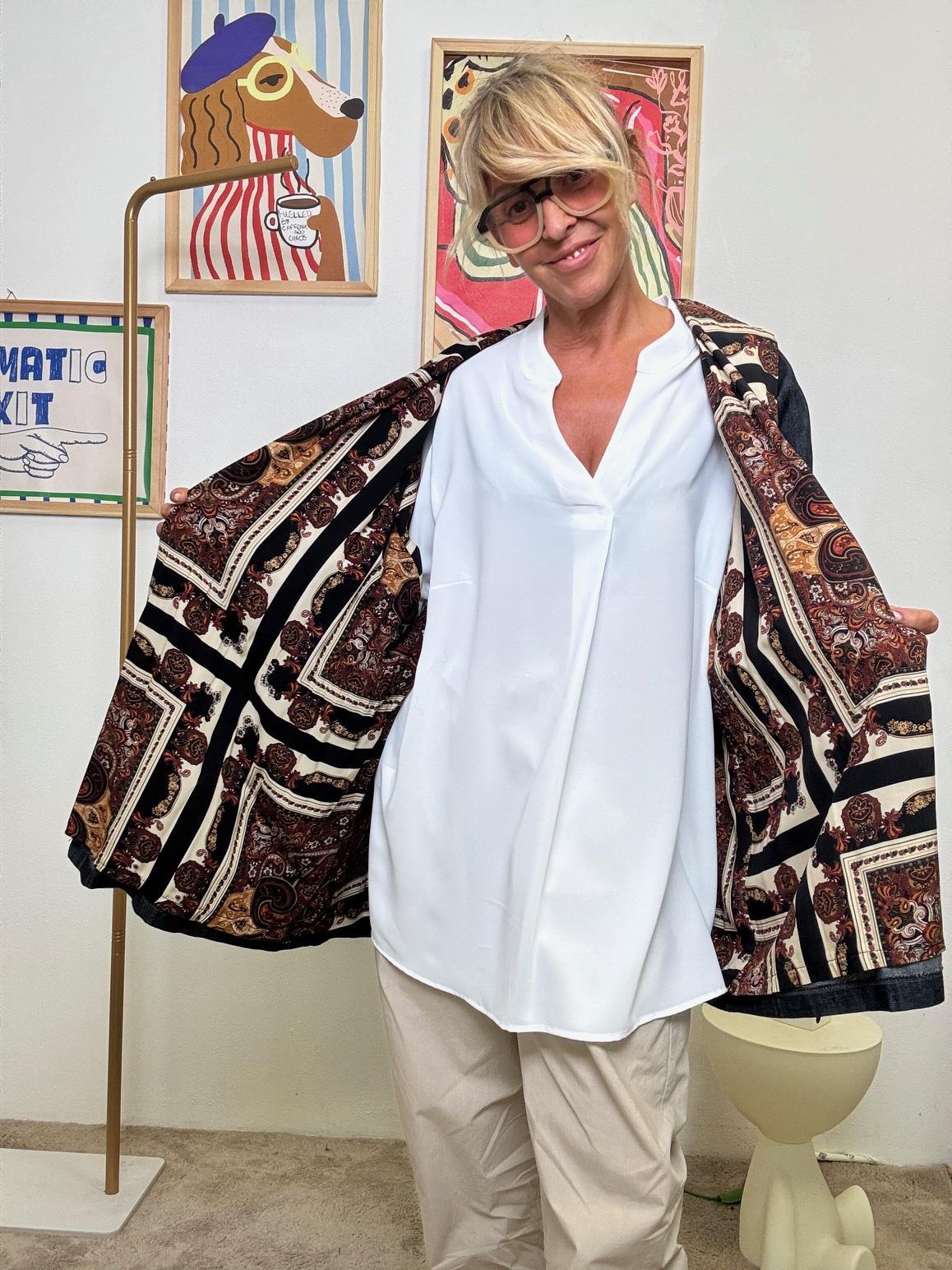 DEJA VU - Kimono Boho Bazar  Misterioso, Leggero, Ispirato A25RU608/ FANTASIA DEJA VU 