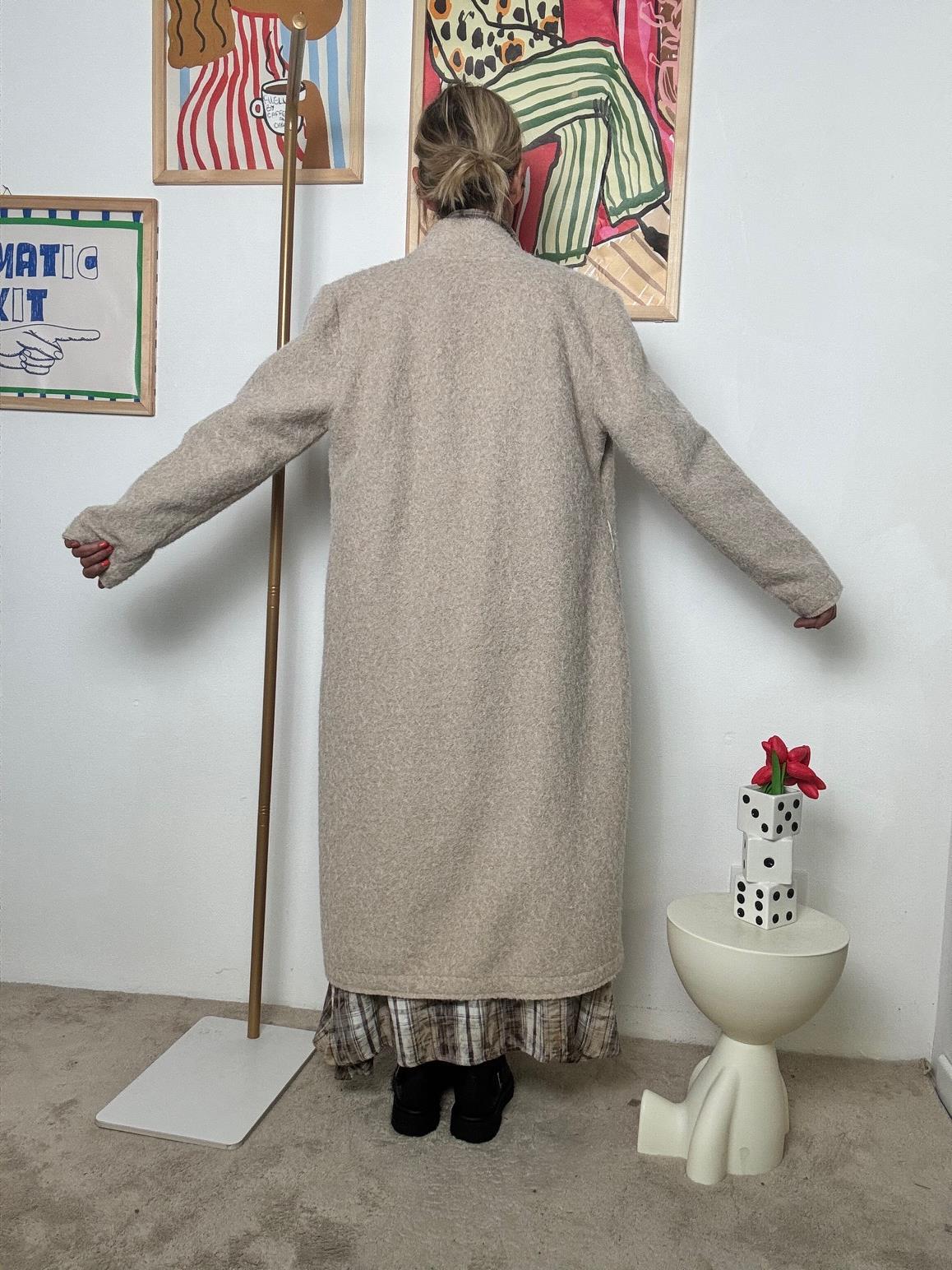 SUSY STAR - Spolverino Morbido con Tasche  Minimalismo con Carattere BEIGE ST80386CHY/ BEIGE SUSY STAR 