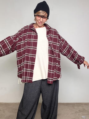 SUSY STAR - Camicia Urban Checkvino STS7305/ VINO SUSY STAR 