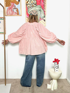 FEMALE - Camicia over  Un abbraccio di cotone e leggerezza CIPRIA W5590/ CIPRIA FEMALE 