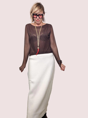 Body in Tulle Effetto Seconda Pelle moro STSY0349/ MORO SUSY STAR 