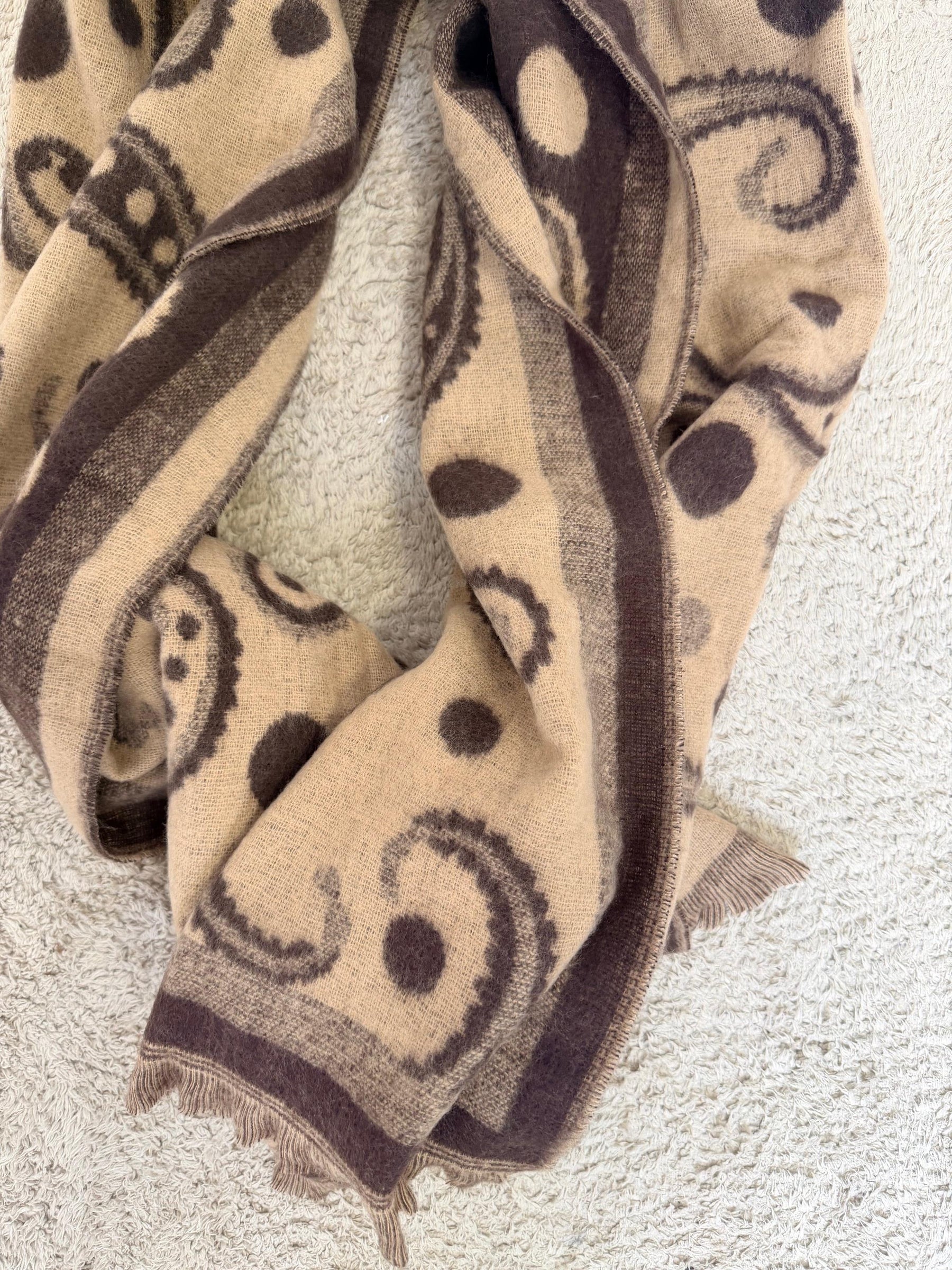 FEMALE - SCIARPA PAISLEY SOFT YF6701/ MARRONE FEMALE 