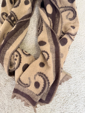 FEMALE - SCIARPA PAISLEY SOFT YF6701/ MARRONE FEMALE 