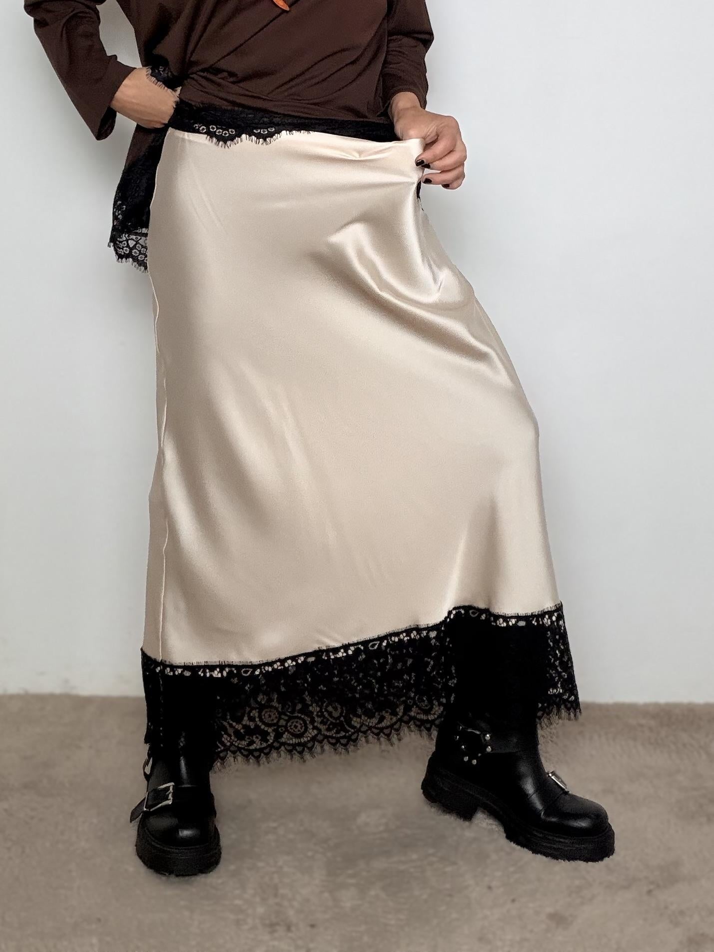 SUSY STAR -Gonna Satin Lace SABBIA STLS1912/ SABBIA SUSY STAR 