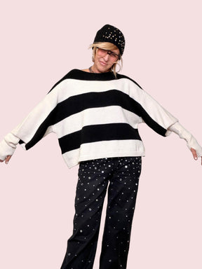 PHILIA LOFT - JEANS  STARRY DENIM D01E0946/ NERO PHILIA LOFT 