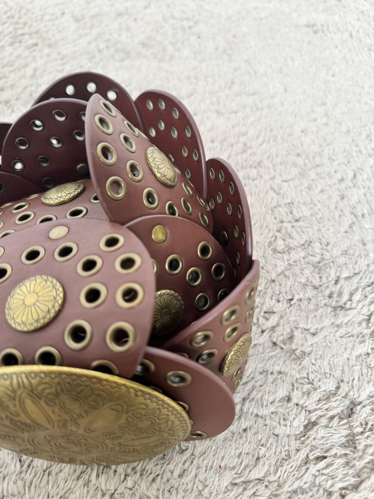 FEMALE -Cintura animalier con dettagli metallici  grinta e stile in un solo accessorio CUOIO M101/ CUOIO FEMALE 