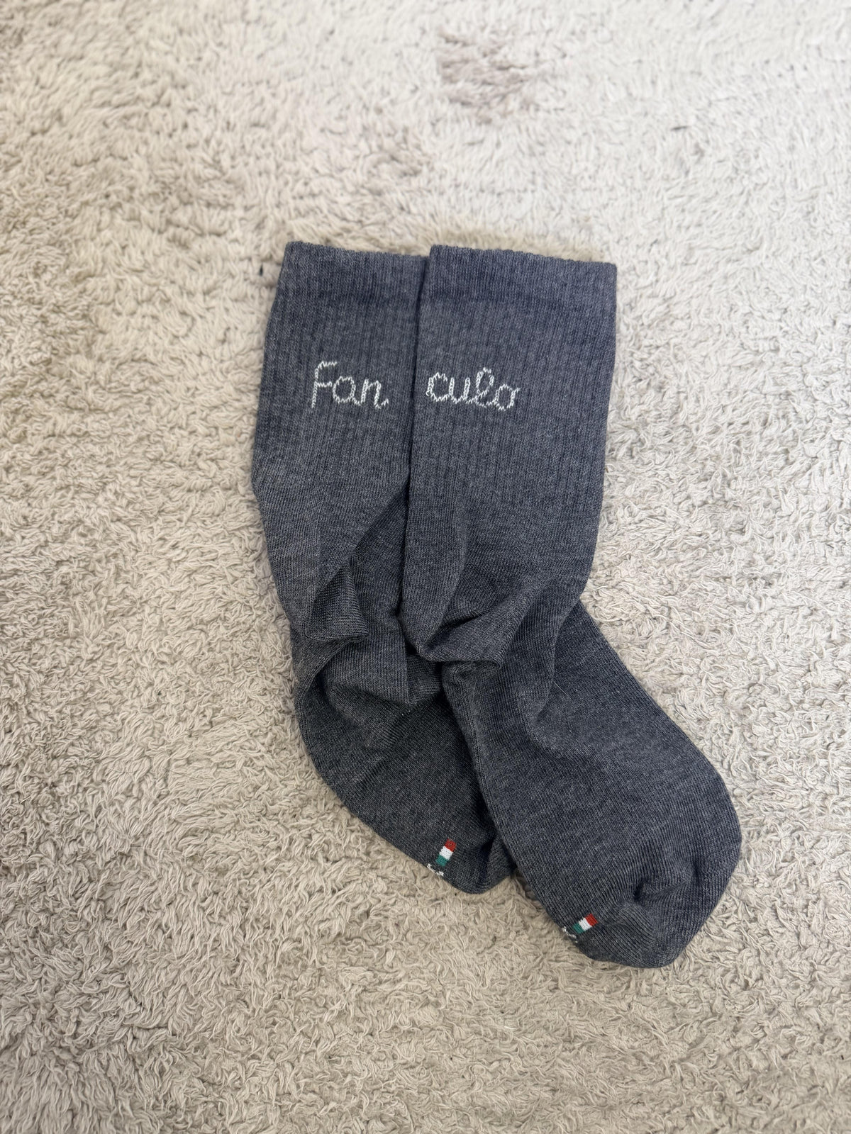 SUSY MIX - Calzini Fanculo Mood grigio<BR/> SPORTFAN/ GRIGIO SUSY MIX 