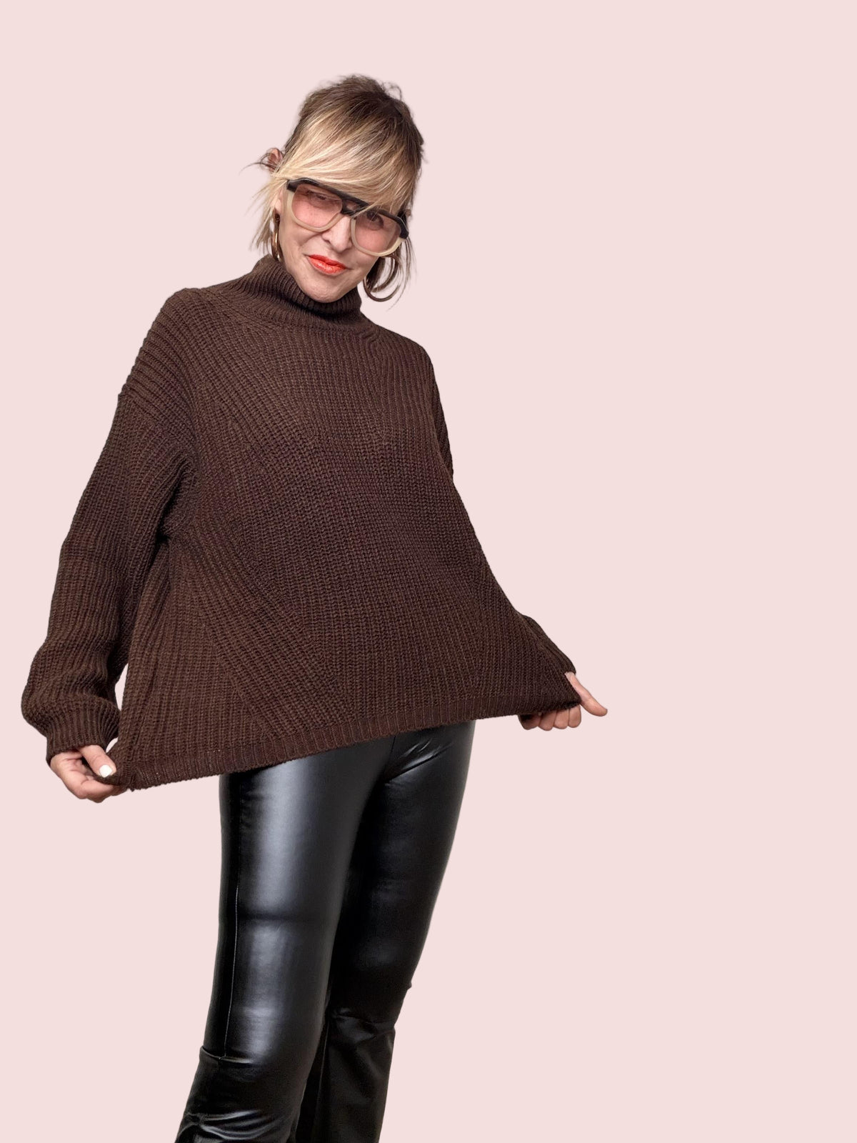 FEMALE - MAGLIA COCCOLA SOFT MORO 5535/ MORO FEMALE 