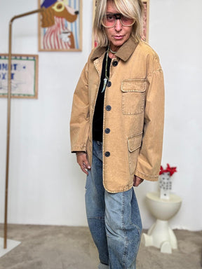 FEMALE - GIACCA BEIGE WORK STYLE  LA CLASSE SI FA UTILE CAMMELLO WM2546/ CAMMELLO FEMALE 