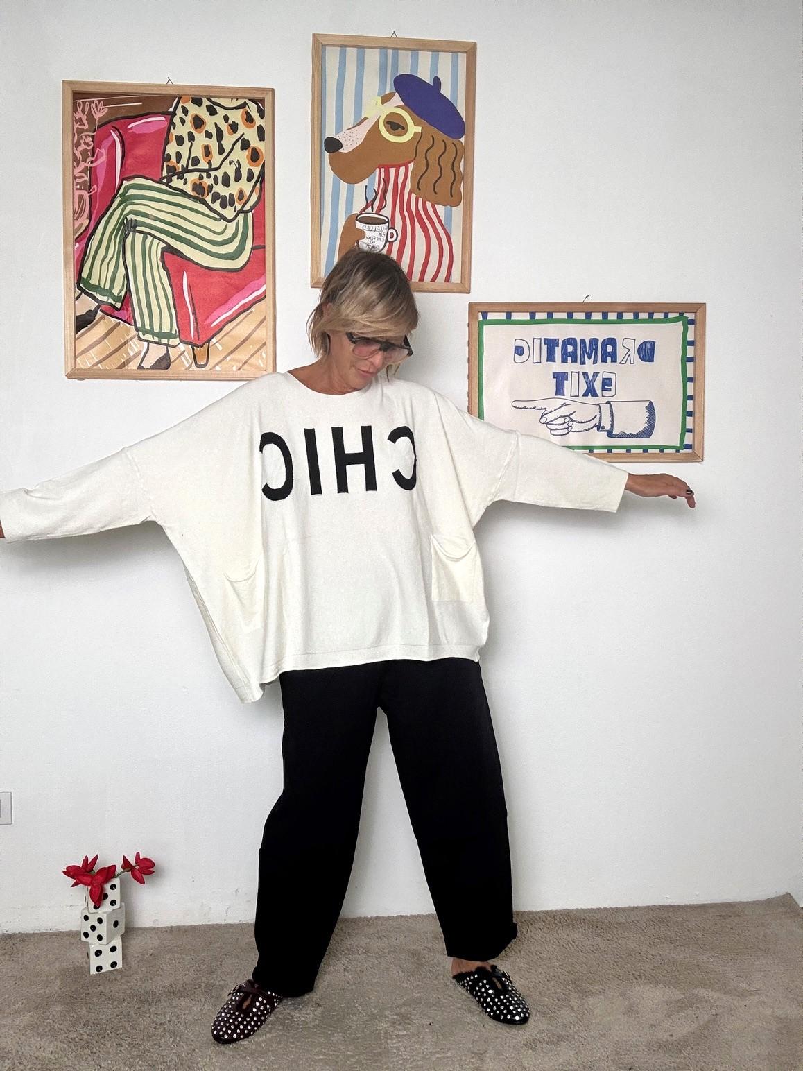 SUSY STAR - Maglia Chic Vibes CREMA ST78397/ CREMA SUSY STAR 