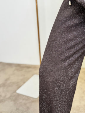 SUSY STAR - Pantalone in Maglia Lurex  Lounge con Luccichio MORO ST570188LX/ MORO SUSY STAR 