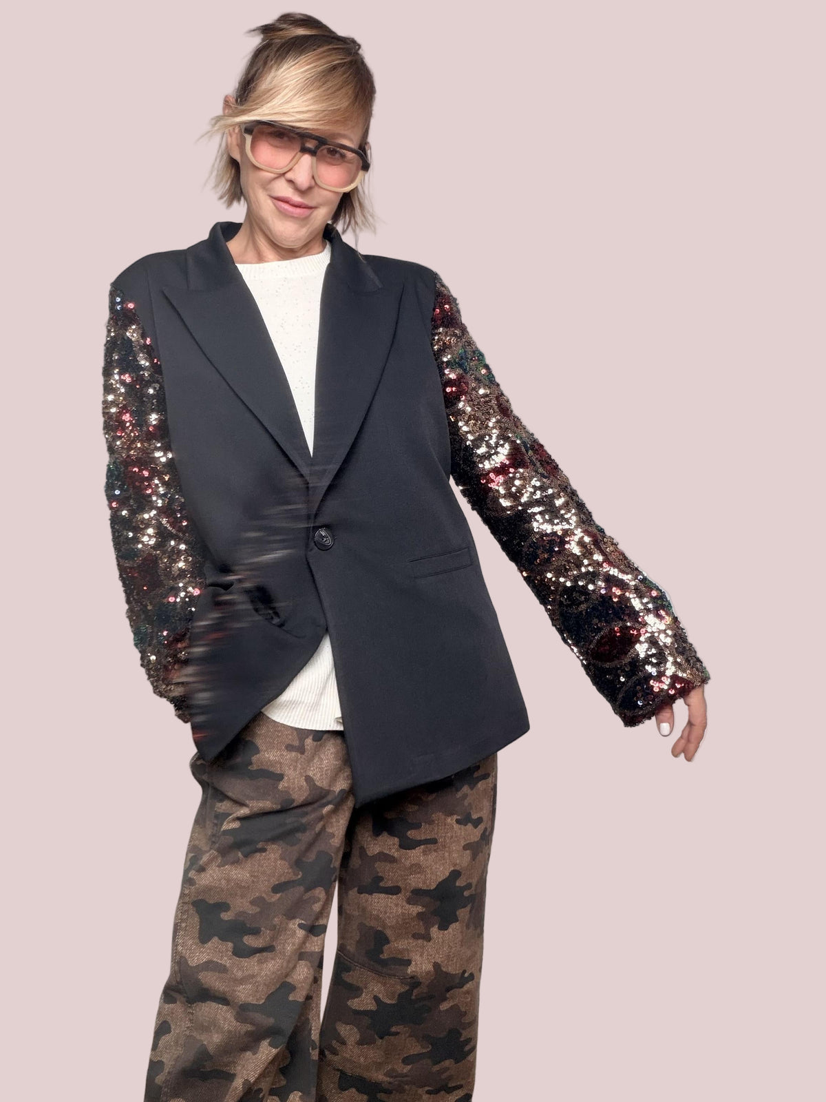 SUSY STAR - Giacca Party & Power STSS2896/ NERO SUSY STAR 