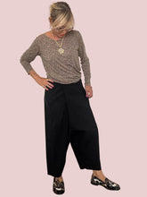 DEJA VU - Pantalone nero donna turca nero A25FL208/ NERO DEJA VU 