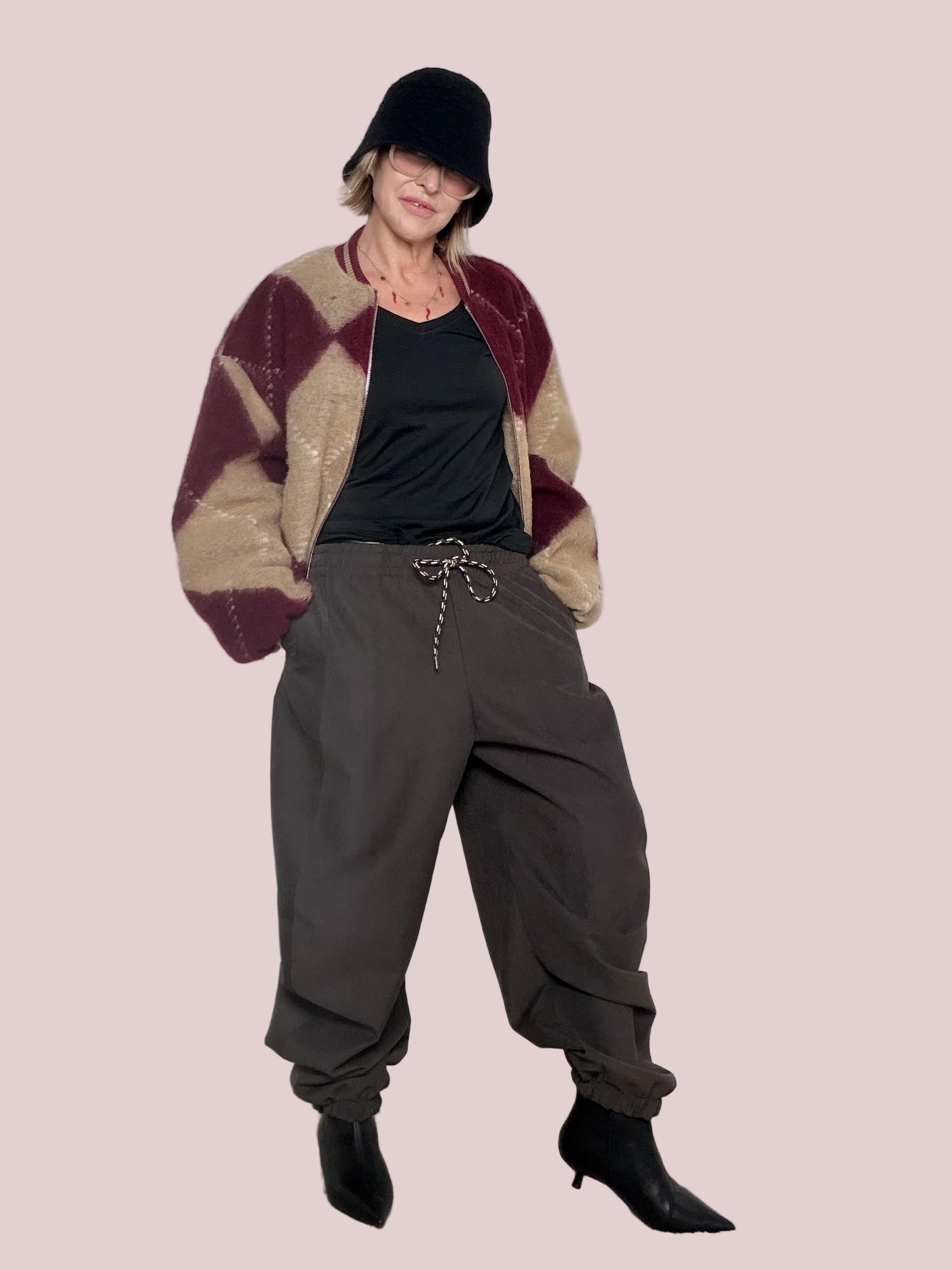 FEMALE - Pantalone Urban Relax L9412 / MARRONE FEMALE 
