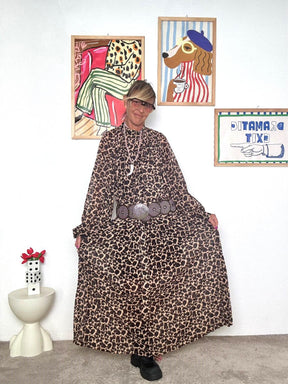 FEMALE - Abito lungo animalier: elegante, grintoso e super versatile A86027-1/ ANIMALIER FEMALE 