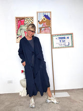 SUSY STAR - Giacca Felpa Garzata  Comfort Oversize con Stile Casual Chic Blu ST50124/ BLU SUSY MIX 