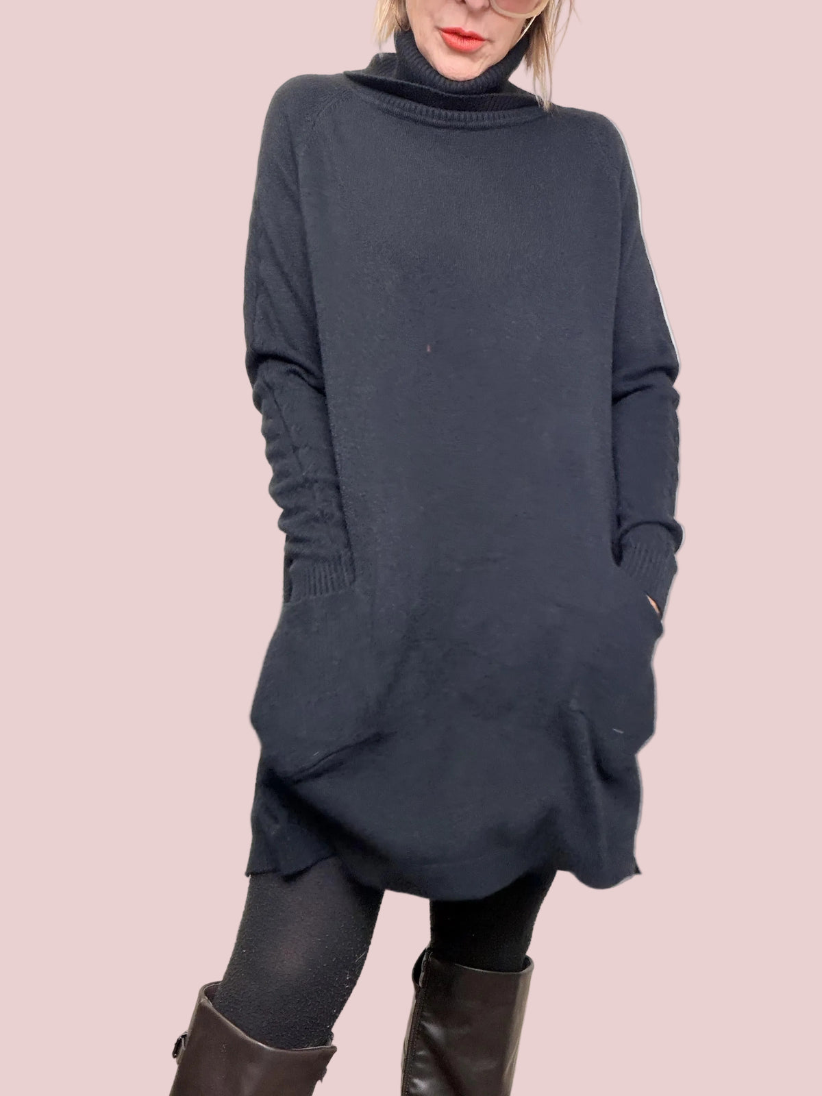 FEMALE - Abito Cocoon Soft  La coccola che si indossa NERO ZS9079/ NERO FEMALE 