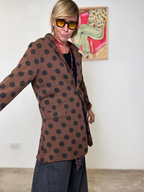 SUSY STAR-  Giacca Pois Mood caffè S7010/ CAFFE SUSY STAR 