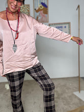 HAVE ONE - Camicia oversize in tessuto fluido  eleganza rilassata e stile senza sforzo ROSA CWG-P012/ ROSA HAVE ONE 