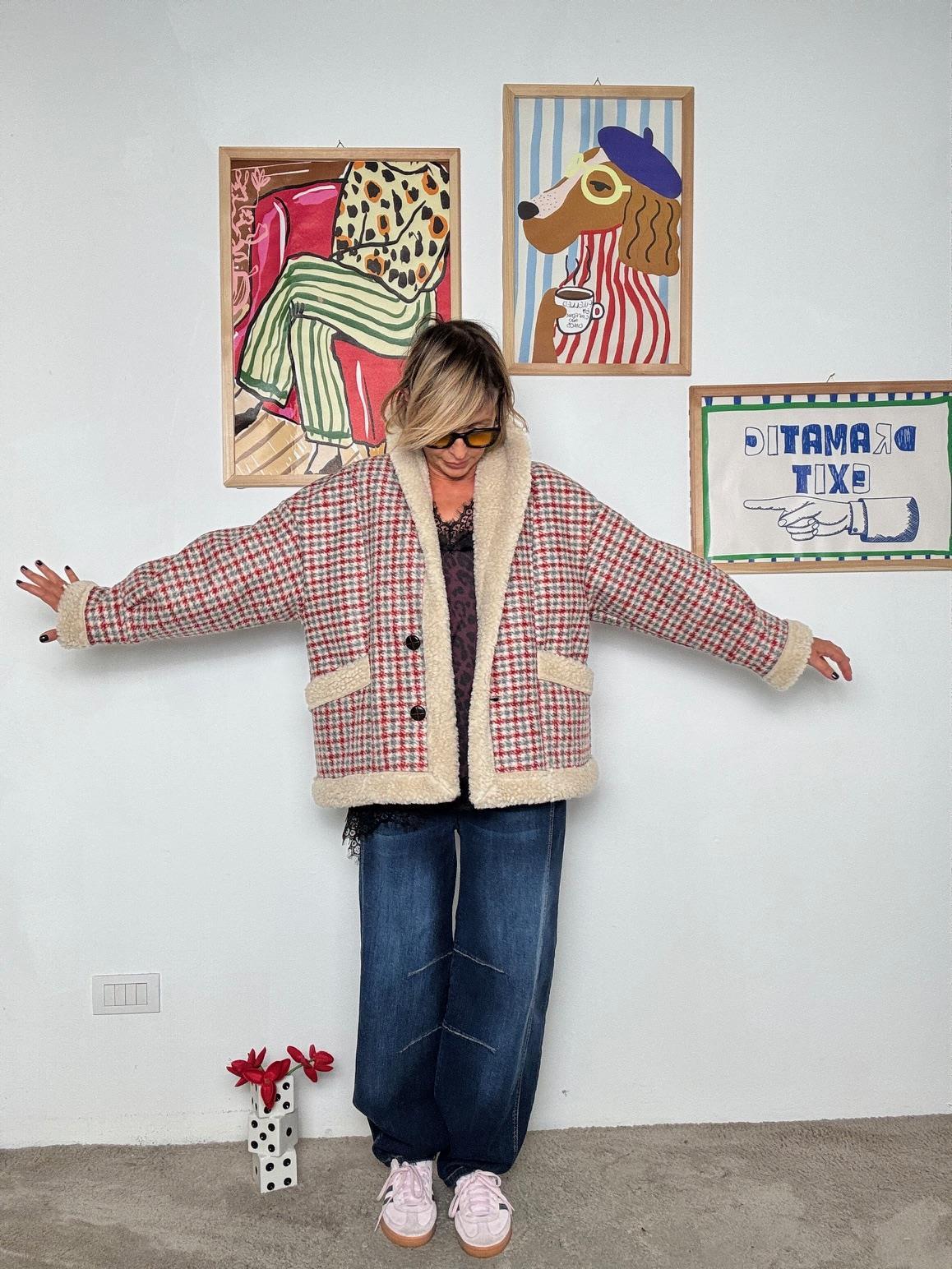 FEMALE - SHEARLING ARIZONA BORDEAU G54641/ BORDEAUX FEMALE 